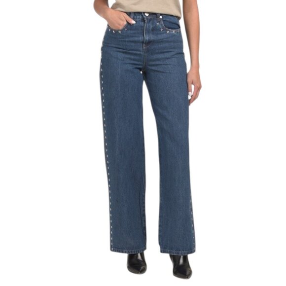 BLANK NYC Franklin Jeans With Star Stud Details - Picture 1 of 3